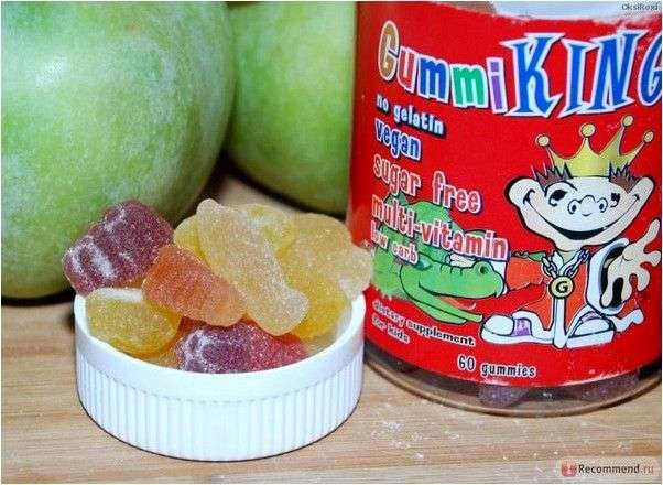 БАД Vitamec USA Gummi King Эхинацея плюс Витамин С и цинк для детей