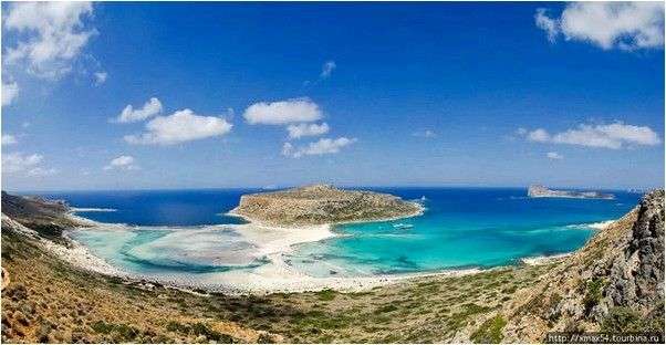 Бухта Балос на острове Крит. Слияние трех морей (Киссамос, Греция)