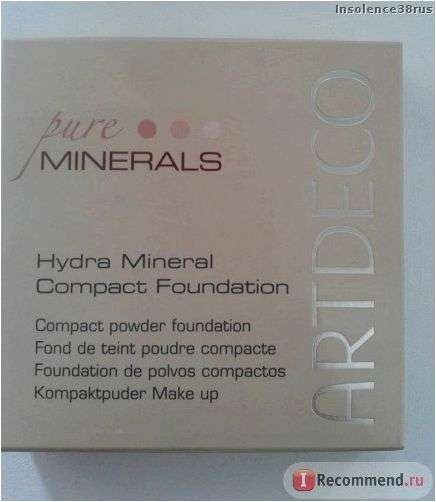 Пудра-основа под макияж ArtDeco Hydra Mineral Compact Foundation (минеральная пудра-основа)