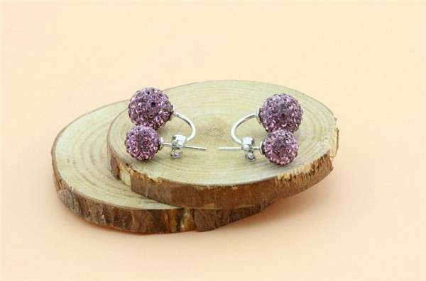 Серьги Aliexpress 2016 Fashion Geometric Cubic Zircon Crystal Earrings Red Stone Ruby Jewelry Earrings With Rubies Stone Earings For Women GR124