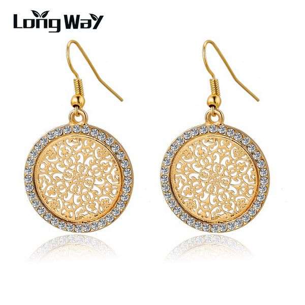 Серьги Aliexpress Jewelry Charm Fashion Wedding Earrings With Pearls Drop Earring Gold Plated Crystal Dangle Earrings Jewelry Gift for Women E180