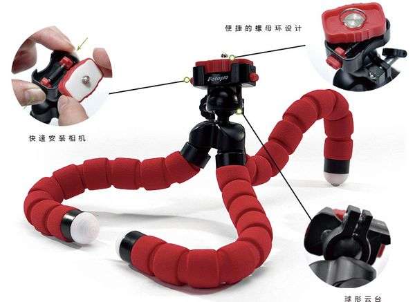 Штатив Aliexpress (Алиэкспресс) штатиф для телефонов и фотоаппаратов Mini-Portable-Octopus-Flexible-Tripod-Holder-Mount-Stand-For-Camera-Mobile-Phone