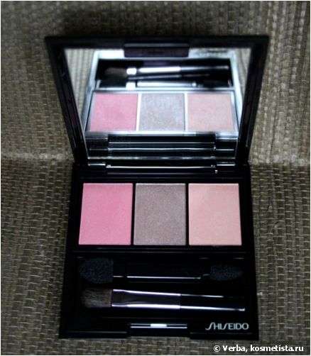 Тени для век Shiseido Luminizing satin eye color trio